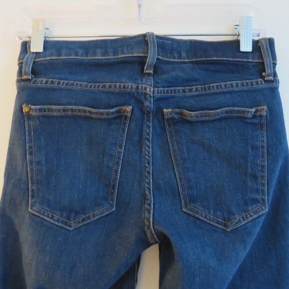 THE GREAT. The Low Rise Nerd Kick Flare Jeans in Trail Wash - Size 26 - Picture 9 of 12